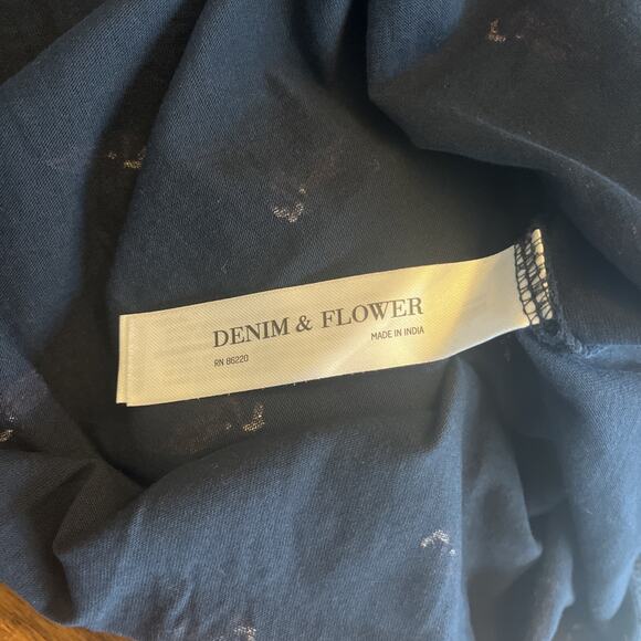 Denim & Flower By Ricky Singh T-shirt Holiday Flamingo Men Size L Santacore - Picture 8 of 9